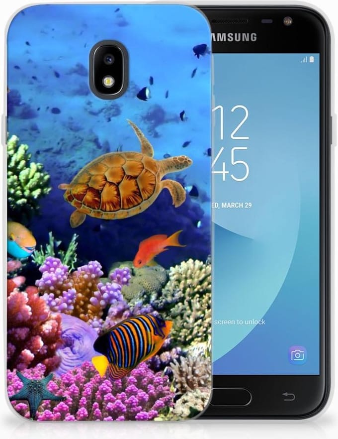 Samsung Galaxy J3 2017 TPU Hoesje Vissen