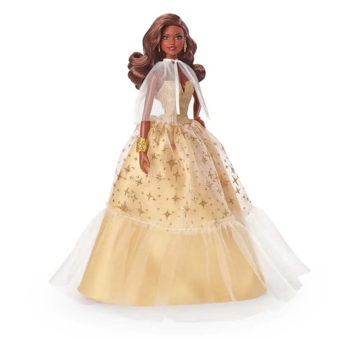 Handtekening pop Mattel Barbie 2023 Holiday Barbie #2