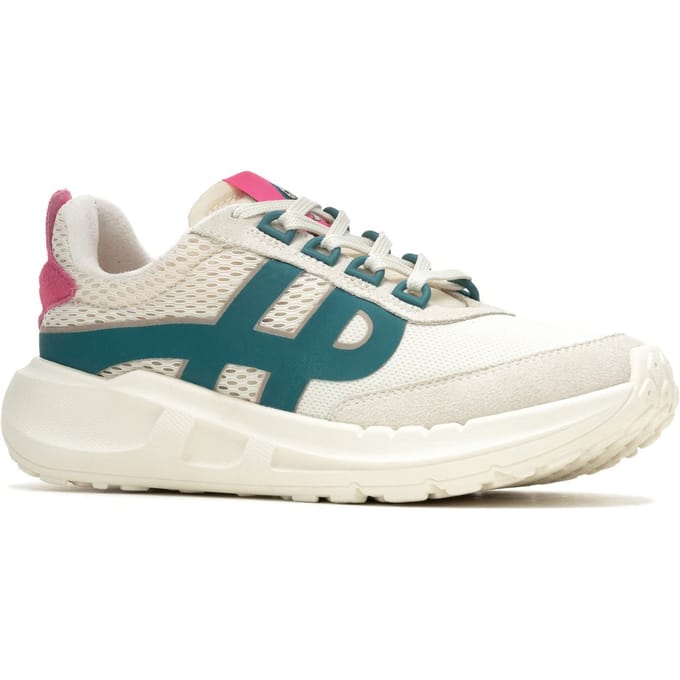 Hush Puppies Seventy8 Retro Runner Dames Sneakers Van Suède In Steenroze