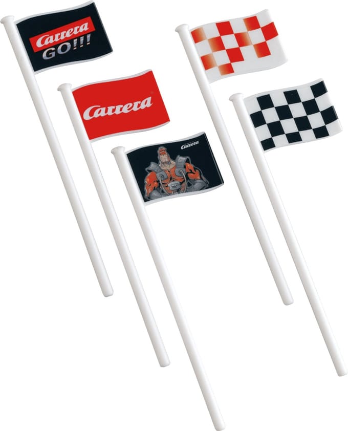 Carrera GO!!! Vlaggen - 10 Stuks - Racebaanonderdeel