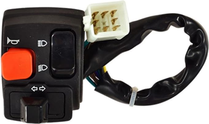 teknix links commodo voor scooter yamaha 50 bws 2000 tot 2017 nieuw