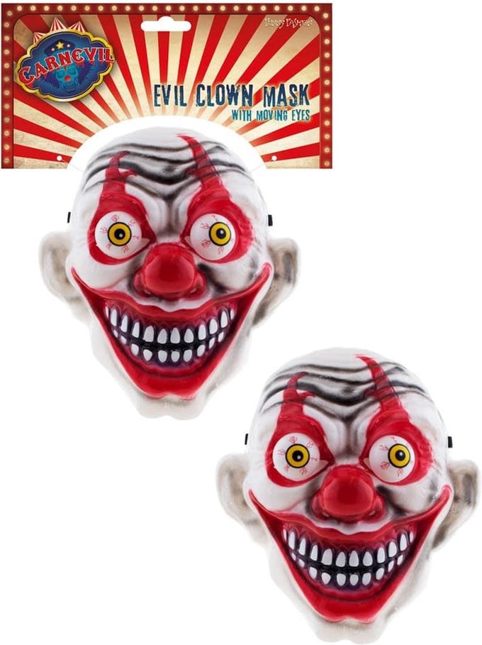 Evil clown masker halloween