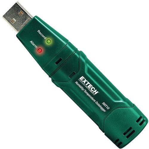 Extech RHT10 – Temperatuur datalogger – Vocht datalogger – -40 tot +70 °C