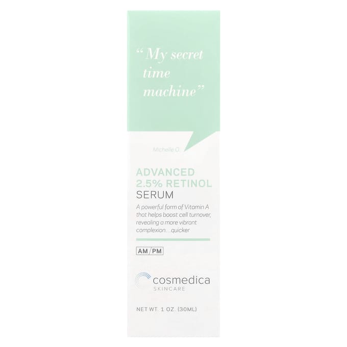 Cosmedica Skincare, Advanced 2.5% Retinol Serum, 1 oz (30 ml) brown