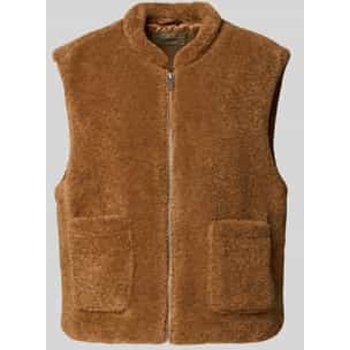 Regular fit gilet met klepzakken, model 'Teddy'