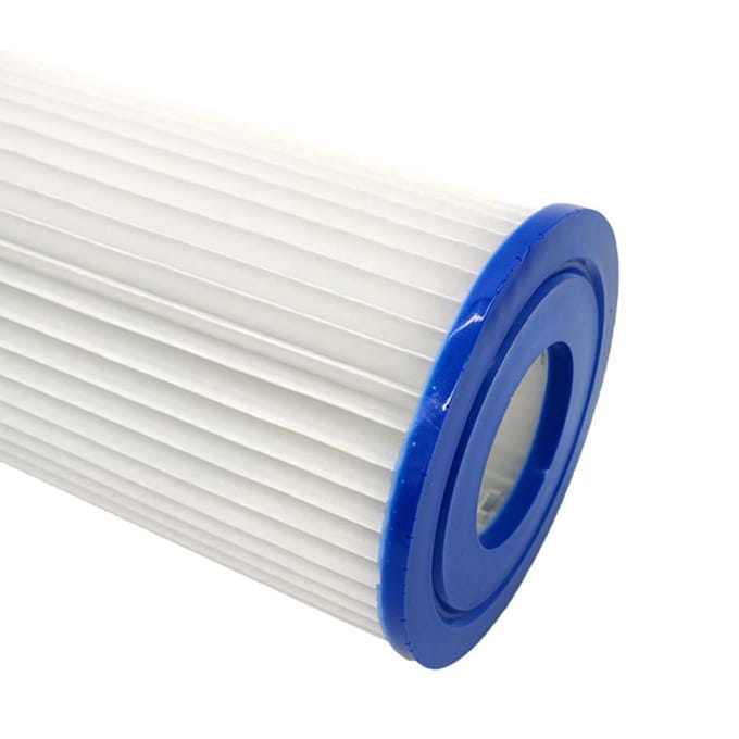 2 Pièces Cartouches de Rechange pour Filtre de Piscine pour Intex Easy Set Type A ou C blanc