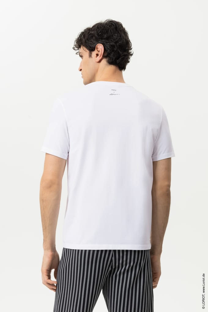 T-shirt Serie mey x LORIOT Wit