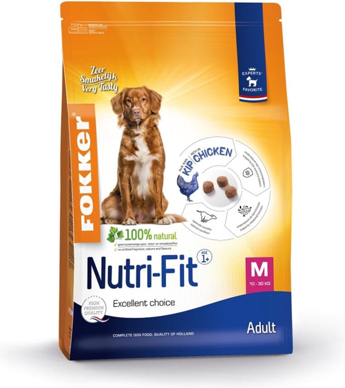 3x Fokker Dog Nutri-Fit M 2,5 kg