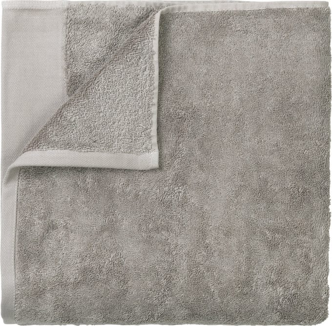 Riva Badtextiel Satellite | 100 x 200 cm | Donkergrijs / Bruin | Katoen