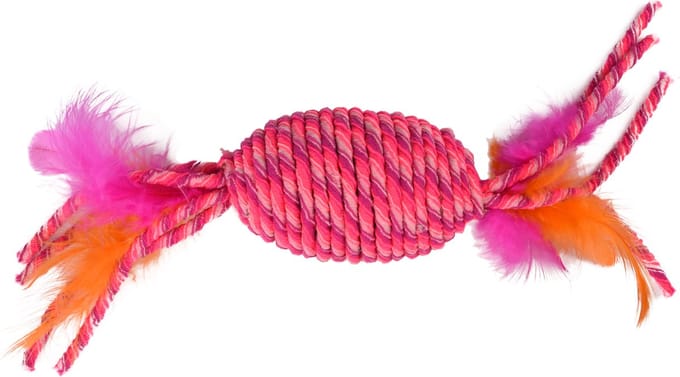 Flamingo Bibi - Speelgoed Katten - Ps Roller Bibi Roze 29cm - 1st - 128648 - 1st