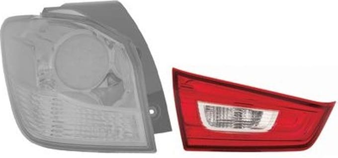 Achterlichtglas binnen l Mitsubishi Asx (ga_w_). Model: 2009-11 - 2023-10-29