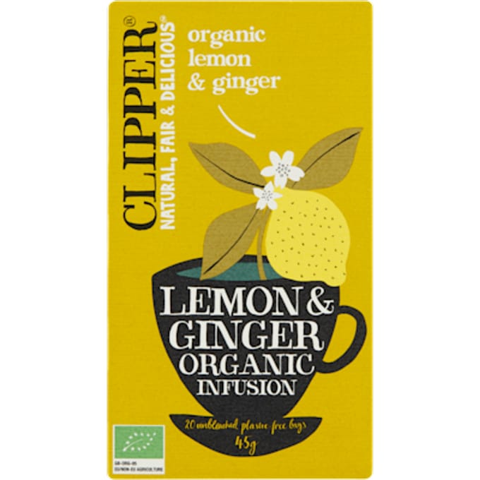 Clipper Thee Lemon & Ginger - 20 stuks