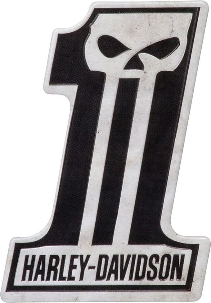 Harley-Davidson #1 Schedel Magneet