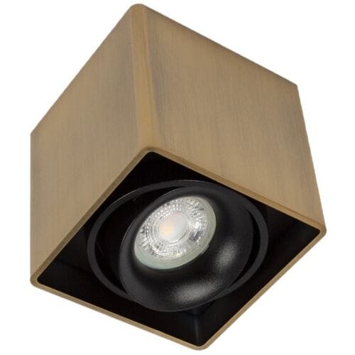 KS Verlichting Bjorn 1 Opbouwspot Messing