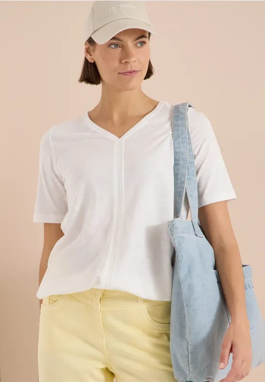 Shirt met korte mouwen in tuniekstijl