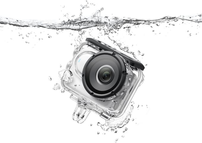 Insta360 - Go3 onderwater behuizing - tot 60 meter - Duiken