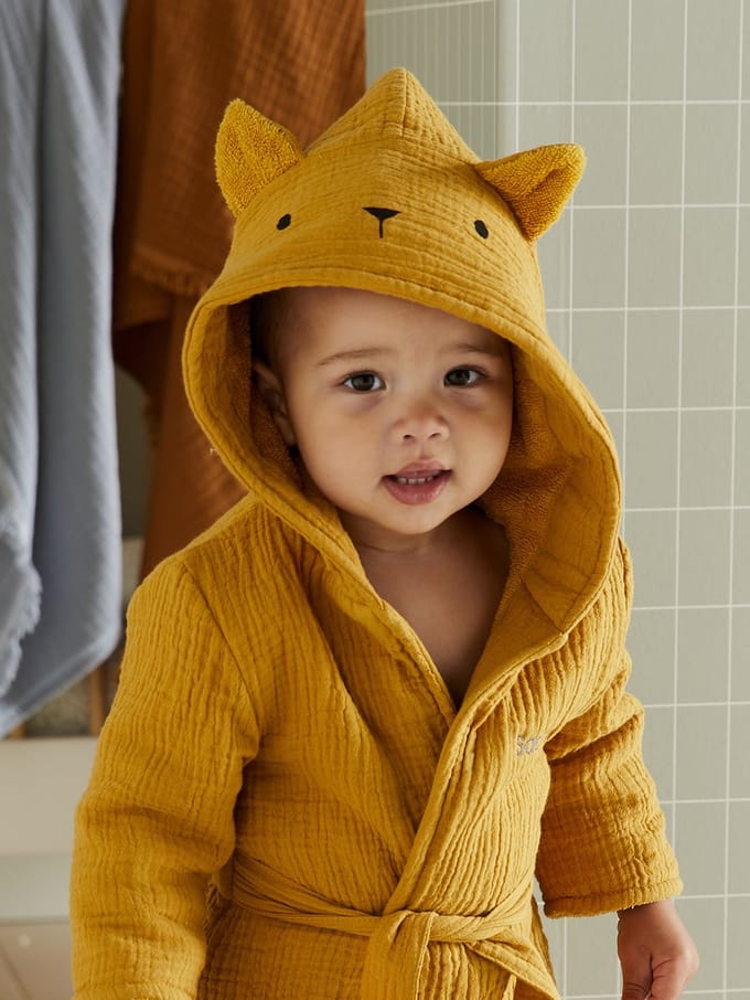 Vertbaudet Biologisch katoenen gaas* baby badjas