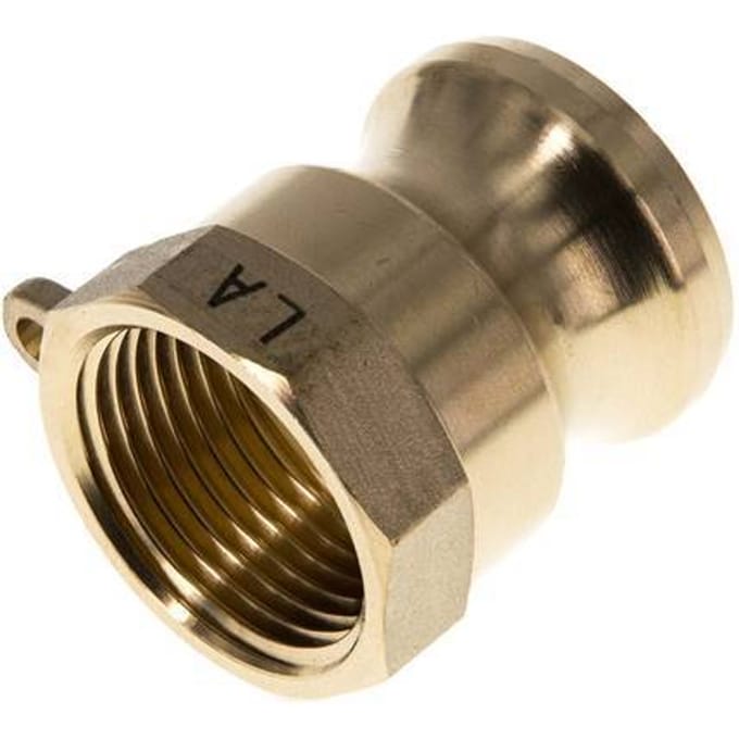 Camlock DN 25 (1'') Koppeling MessingRp 1'' met binnendraad Type A MIL-C-27487