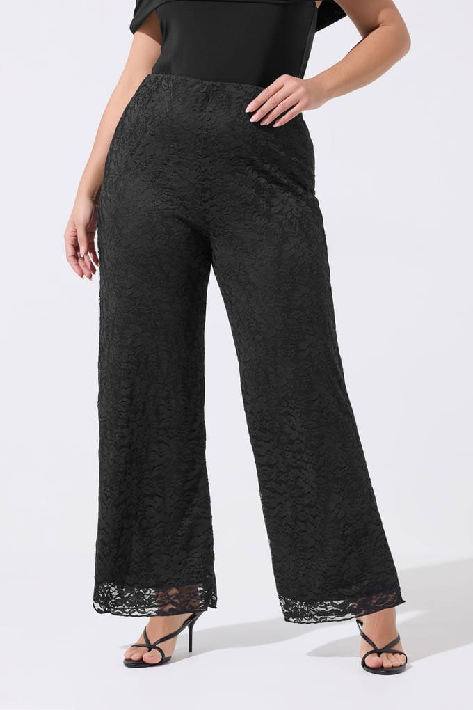 Limited Collection Zwarte Kanten Broek Size 42