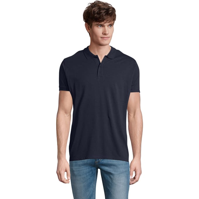 SOLS Heren Planet Poloshirt (Franse marine)