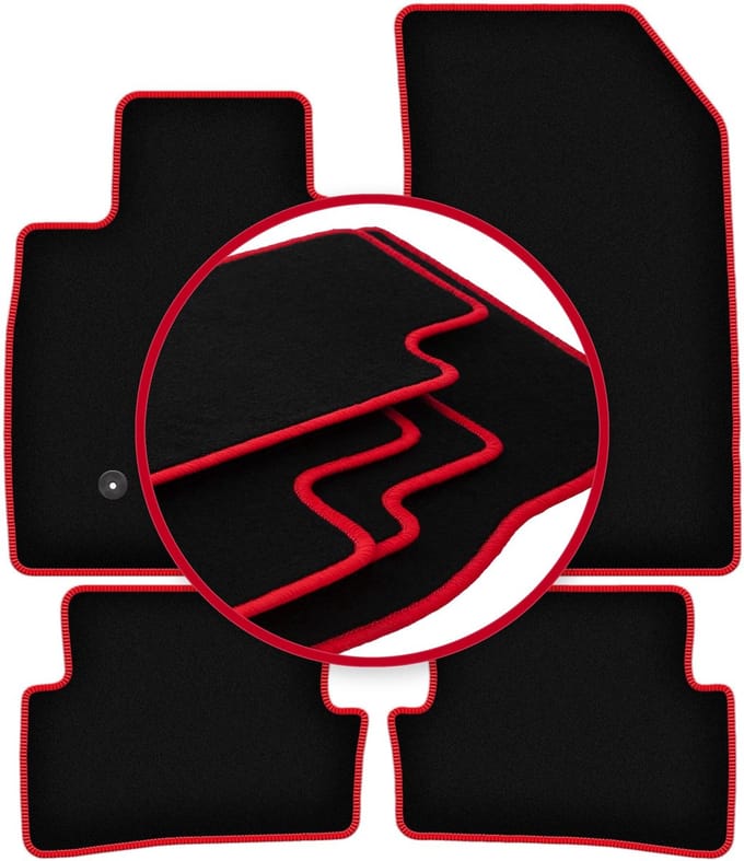 CARLUX-RED automatten voor: Reault Thalia II sedan (2008-2013)
