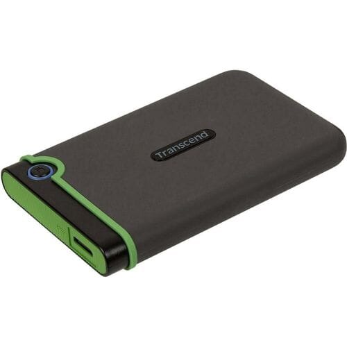 Transcend StoreJet® 25M3S Slim 2 TB Externe harde schijf (2.5 inch) USB 3.2 Gen 2 (USB 3.1) Staalgrijs TS2TSJ25M3S