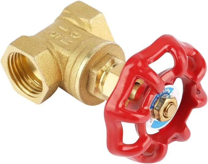 Brass Gate Valve BSPP G1/2 Rotary Valve 232PSI - Water - Oil - Gas