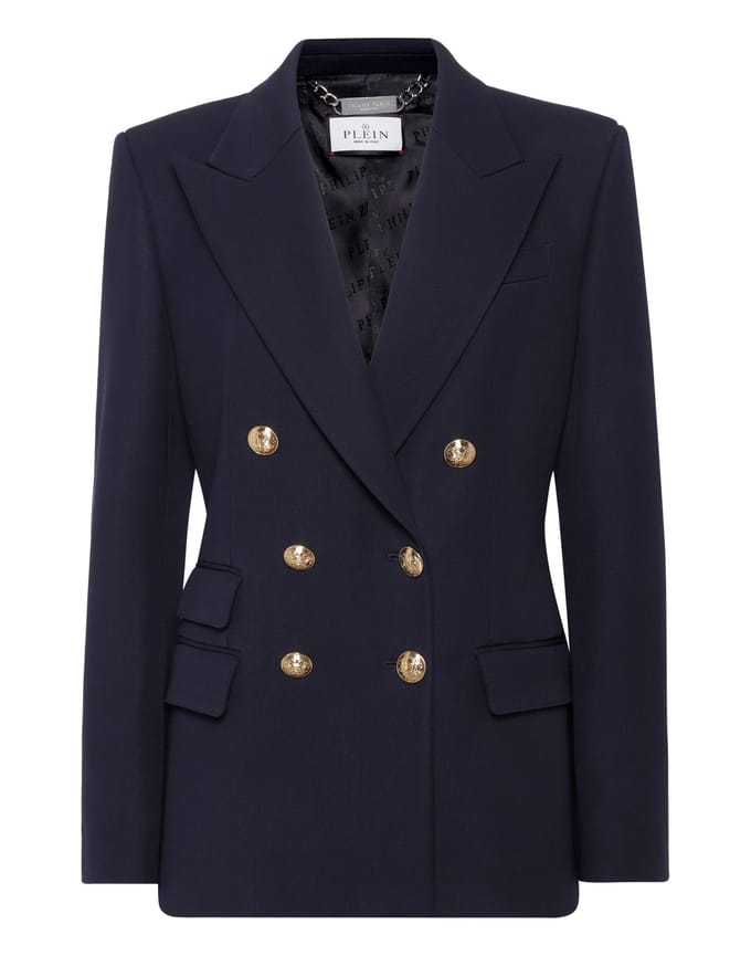 Marine Fit Double-Breasted Blazer Teddy