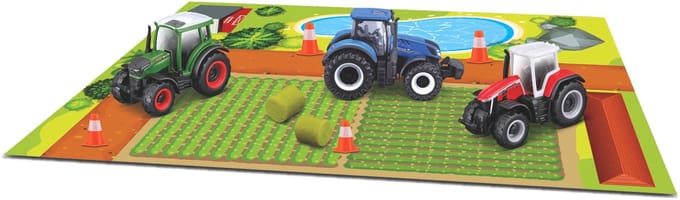 Maisto Fendt Playset - Modelauto - Schaal 3" - Groen/Wit/Rood