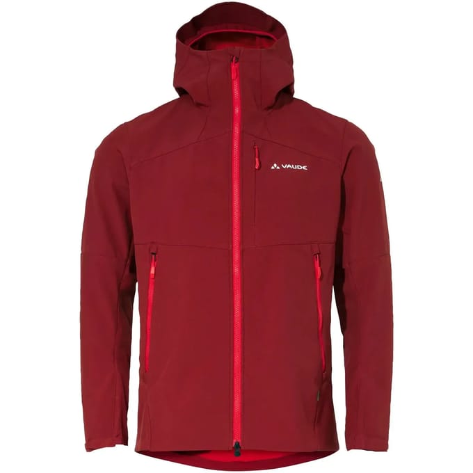 Vaude Roccia Ii Softshelljack Rood S Man