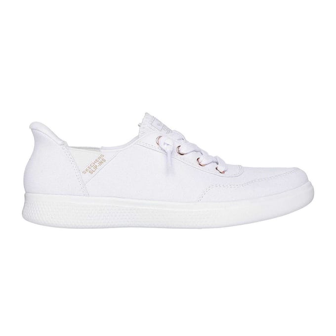 Skechers Dames/Dames Bobs Slip-In Trainers (Wit)