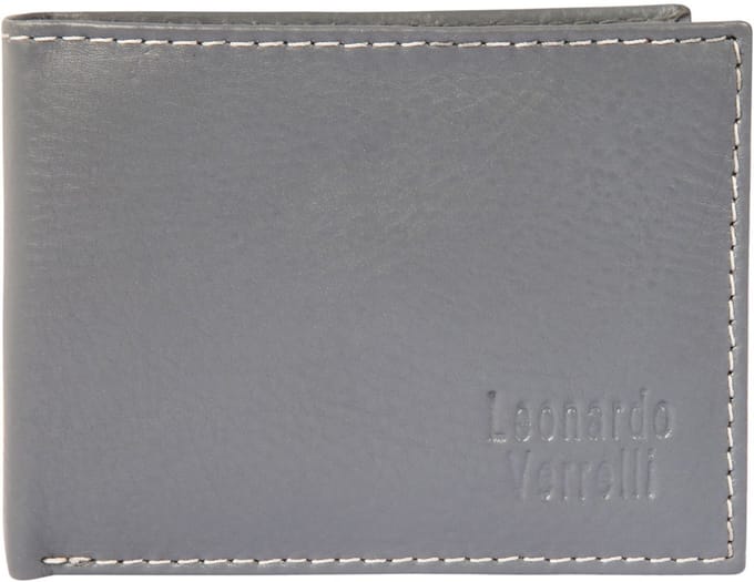 Leonardo Verrelli Herenportemonnee horizontaal echt leer Modir, duurzaam