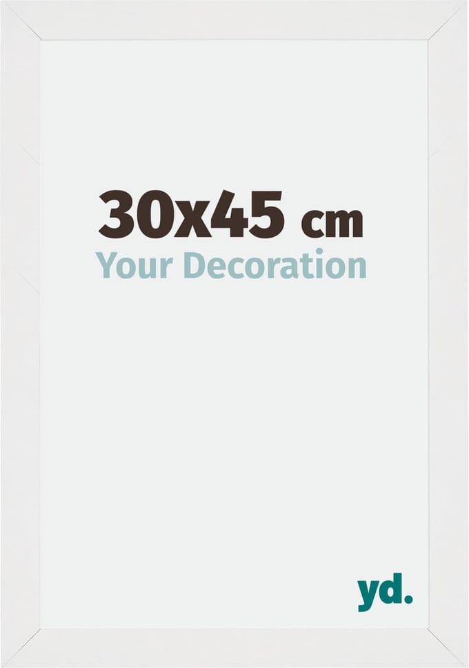 Your Decoration - Fotolijst 30x45 cm - MDF - Wit Hoogglans - Mura