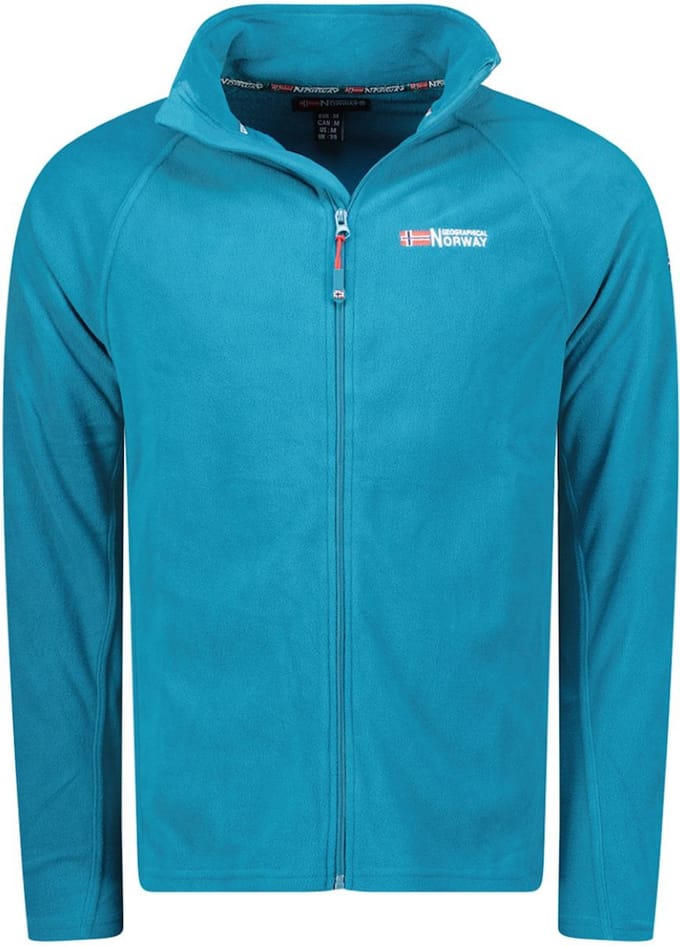 Fleece Vest Met Rits Heren Geographical Norway Tug Duck Blue - M