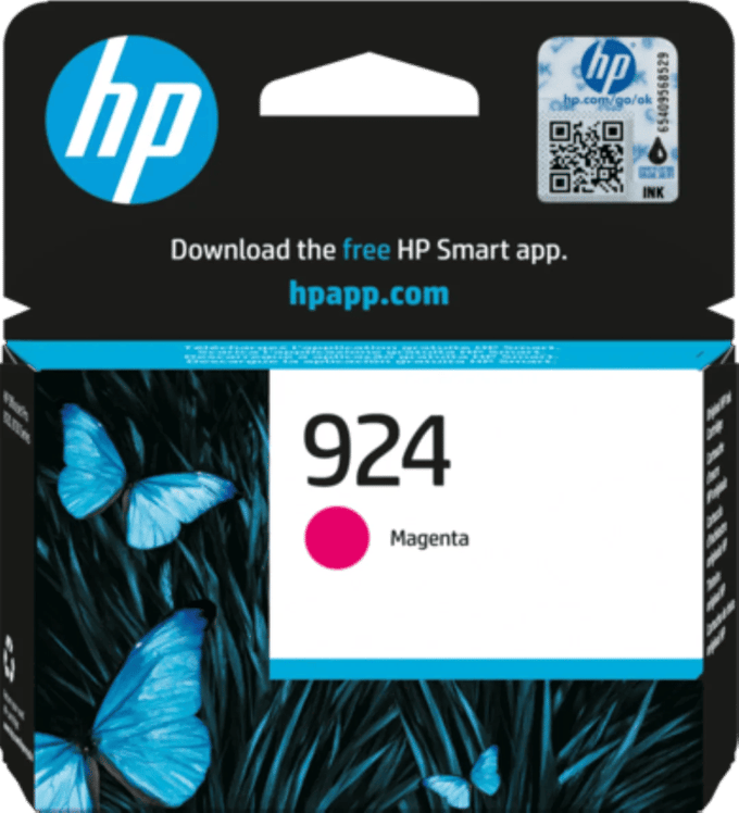 HP 924 - Inktcartridge - Origineel - Standaard formaat - Magenta