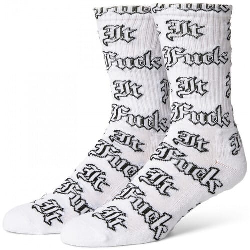 Sokken Huf Socks fuck it old english