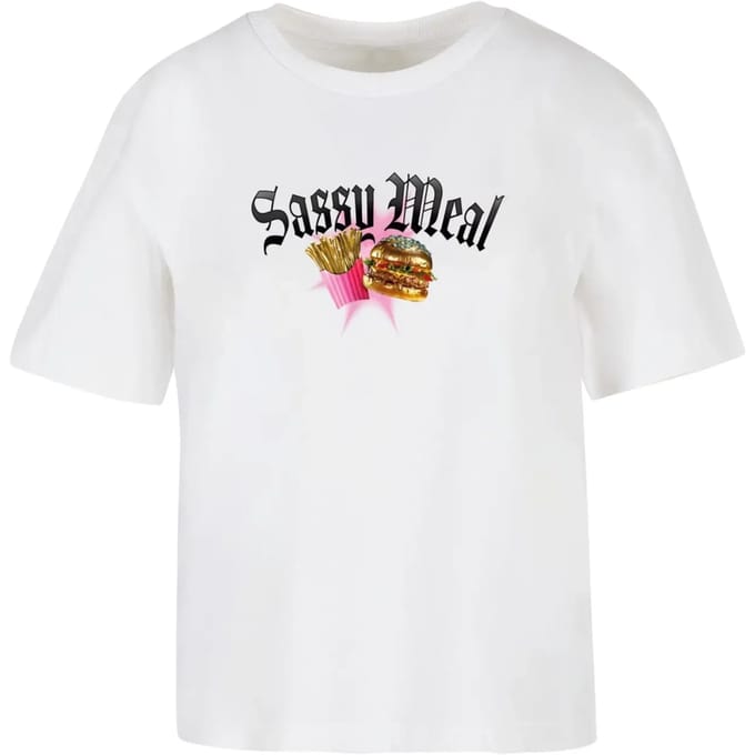Dames-T-shirt Miss Tee Sassy Meal