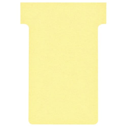 Nobo T-Cards Size 2 (Pack of 100) - Yellow