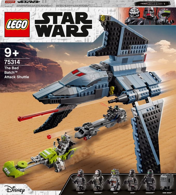 LEGO Star Wars™ The Bad Batch™ aanvalsshuttle 75314