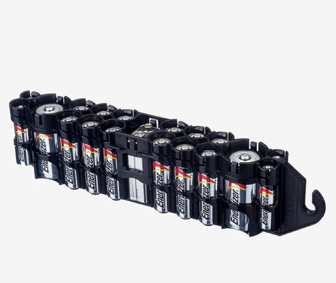 Batterij Caddy - Zwart
