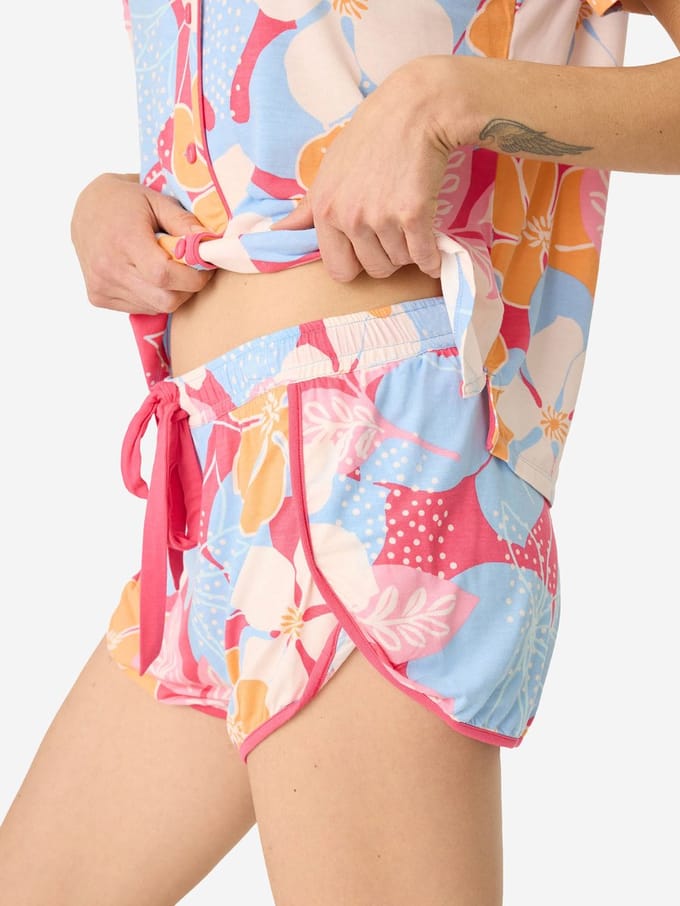 P.J. SALVAGE CO. Pyjamashorts Tropical Dreams