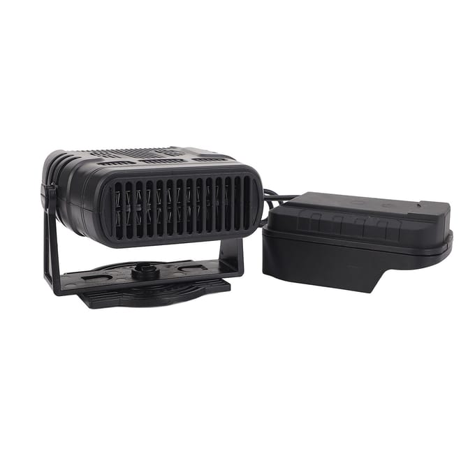 Ruimteverwarmer met Dubbele USB 2 Temperatuurinstellingen Draadloze Verwarmer voor BL1830 BL1850 BL1840 BL1845 BL1815 BL1820 BL1860B black