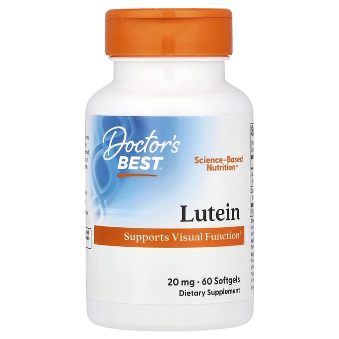 Lutein with FloraGlo Lutein 20 mg (60 Softgels) - Doctor's Best