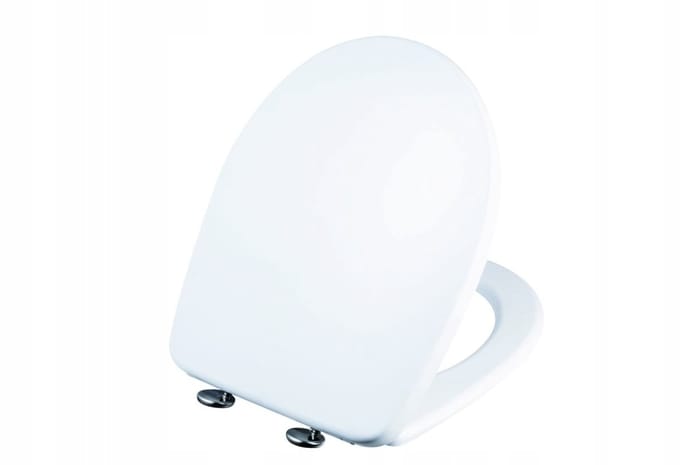 Bisk Vista Wit - Toiletglas met Soft-Close en Antibacteriële Eigenschappen