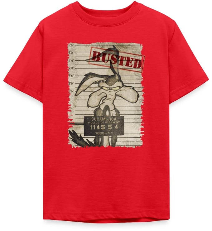 Looney Tunes Wile E. Coyote Busted T-Shirt Tiener