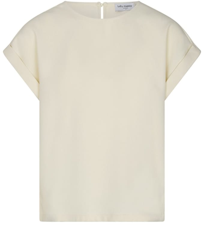 Lofty Manner T-shirt Top Rivka Ra11 115 Ecru Dames Maat - S