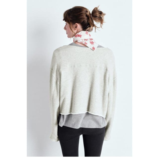 American Vintage Kodytown Sweaters Lichtgrijs Kod03ae25