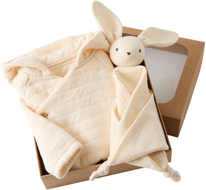 Vertbaudet Babyset jas en knuffelkonijn