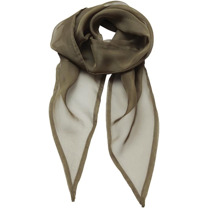 Premier Dames/Dames Chiffon Sjaal (Olijf)