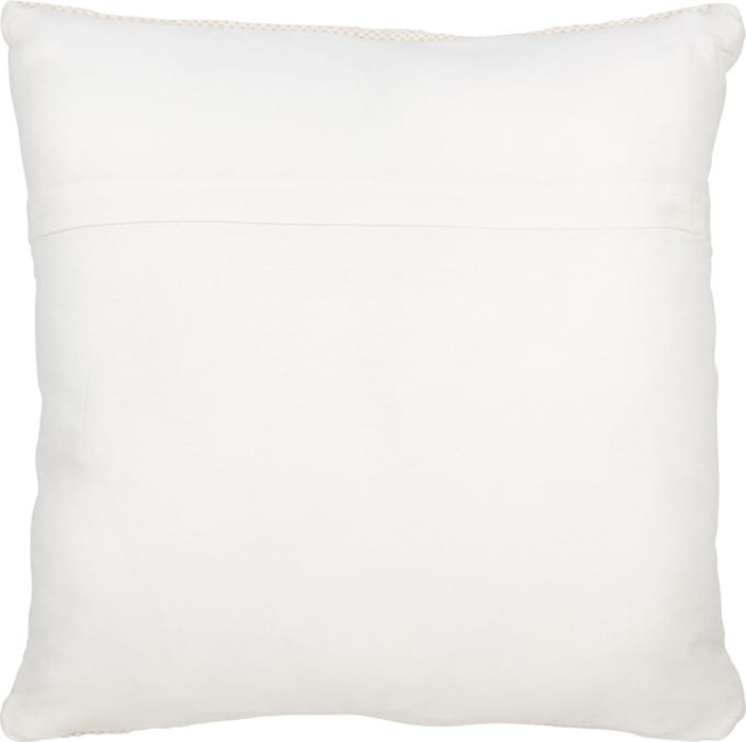 J-Line kussen Geweven - wol - creme - large